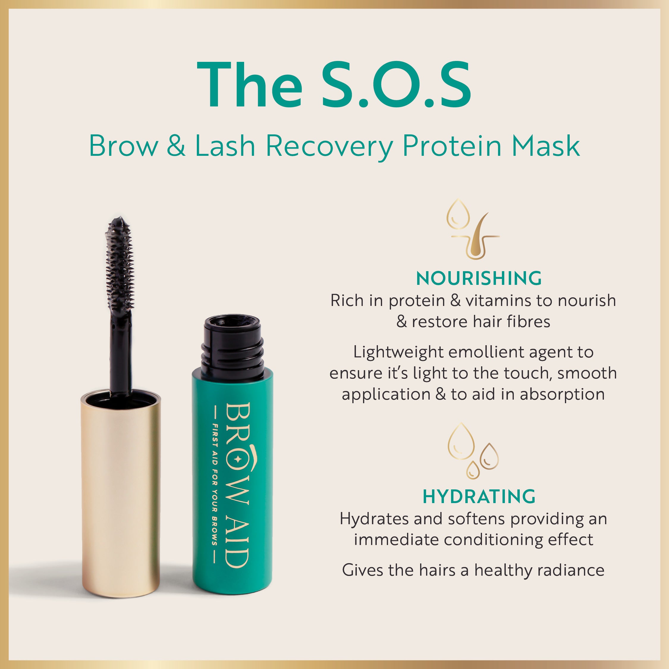 The S.O.S: Brow & Lash Recovery Protein Mask